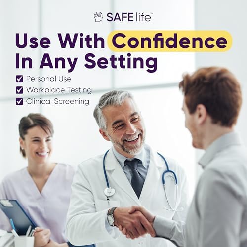 SAFE LIFE [Paquete de 10] Prueba de Orina para Metanfetaminas, Tarjeta de Prueba en Casa, Nivel de Corte 1000 ng/ml, Uso OTC - imagen 6