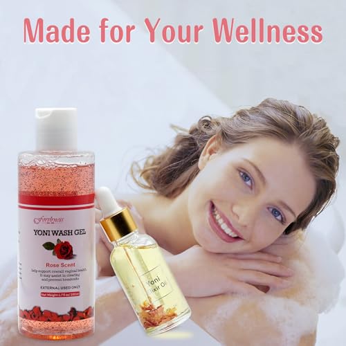 Set de Aceite Natural para Yoni y Jabón Íntimo, Lavado Vaginal con pH Balanceado - 1 fl. oz de Aceite Femenino y 6.7 fl. oz de Limpiador Íntimo - imagen 6