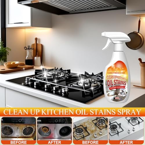 Spray Limpiador de Aceite para Cocina jioijioi, Limpiador Multiusos para Manchas de Aceite, 240ml - imagen 3