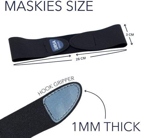 Soporte para Mascarilla URSA Maskie | Ultra Ligero y Transpirable | Ajustable con Cinta | Extensor Reutilizable Cómodo | Protege las Orejas del - imagen 2