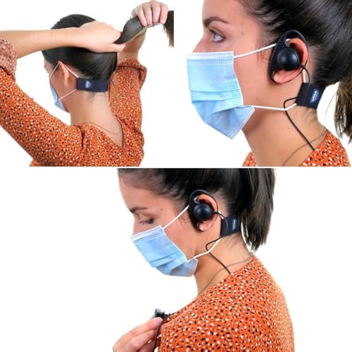 Soporte para Mascarilla URSA Maskie | Ultra Ligero y Transpirable | Ajustable con Cinta | Extensor Reutilizable Cómodo | Protege las Orejas del - imagen 4