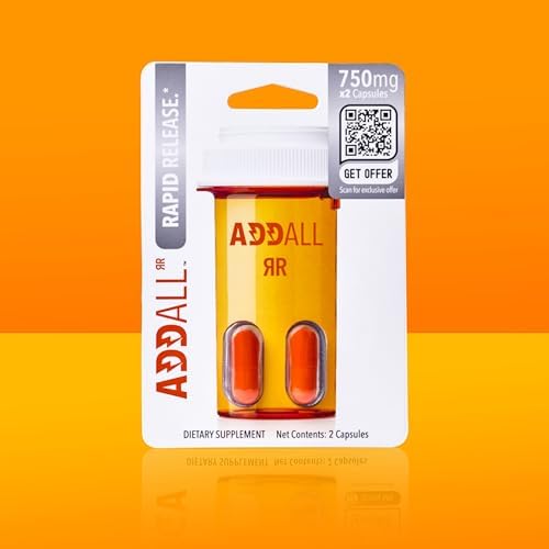 Suplemento Addall Rapid Release (Paquete de 3) | Suplemento Cerebral Efectivo | Nootrópico y Energía | Sin Caída | Fórmula Científica | 6 Cápsulas - imagen 3