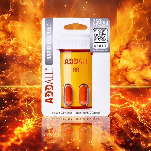 Suplemento Addall Rapid Release (Paquete de 3) | Suplemento Cerebral Efectivo | Nootrópico y Energía | Sin Caída | Fórmula Científica | 6 Cápsulas - imagen 5