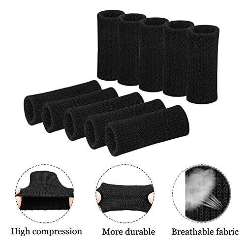 Mangas para Artritis de Dedos (30 Pzs), Soporte Elástico para Pulgar, Protector de Compresión para Alivio del Dolor Articular, Cinta Transpirable - imagen 3
