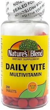 Nature's Blend Daily Vite 250 Tabletas - Suplemento Multivitamínico Diario - imagen 1