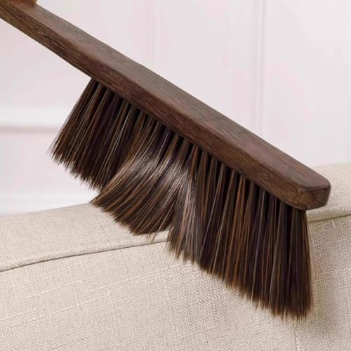 Escoba de Mano de Madera con Cerdas Suaves para Limpiar Interiores y Exteriores, Ideal para Autos, Porches y Aceras - imagen 2