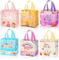 Bolsas de Regalo de Cumpleaños Lanfixilly 6 Piezas, Impermeables y Reutilizables, con Asas para Fiestas de Niños y Adultos - imagen 1