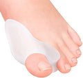 MENOCADY Paquete de 12 Cojines y Protectores para Juanetes, Almohadilla de Gel de 1/2'' de Grosor, Corrector con Separador para el Dedo Grande, - imagen 1