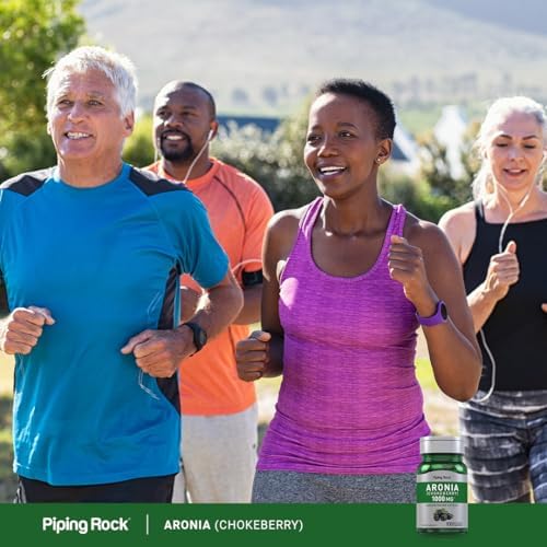 Cápsulas de Aronia Berry Piping Rock | 100 Píldoras | Extracto de Chokeberry | Suplemento Concentrado | Sin OGM, Sin Gluten - imagen 6