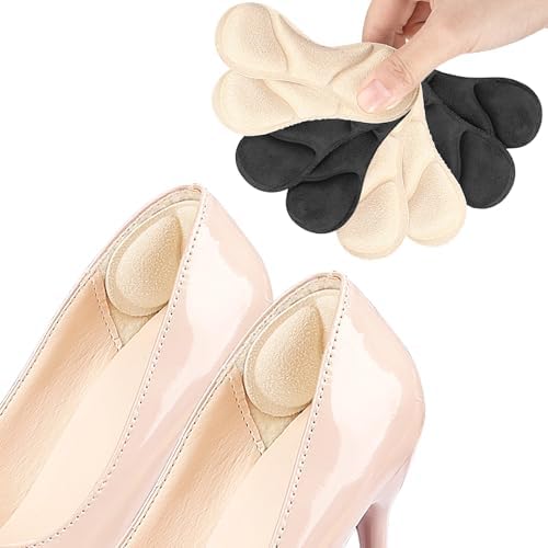 Plantillas de Talón para Zapatos, Protectores Antideslizantes para Hombres y Mujeres, Espuma de Memoria para Evitar Ampollas y Deslizamientos (4 - imagen 1