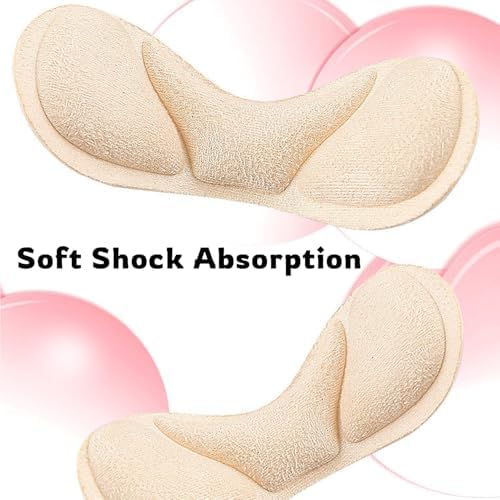 Plantillas de Talón para Zapatos, Protectores Antideslizantes para Hombres y Mujeres, Espuma de Memoria para Evitar Ampollas y Deslizamientos (4 - imagen 7