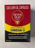 Aceite de hígado de bacalao Seven Seas, 100 cápsulas - imagen 1