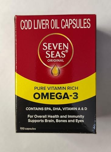 Aceite de hígado de bacalao Seven Seas, 100 cápsulas - imagen 1