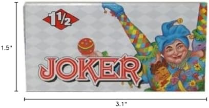 Papel para Cigarrillos Joker 1 1/2 - Papel para Enrollar Clásico, 24 Hojas por Paquete (3 Paquetes) - imagen 2