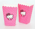 Caja de Palomitas Rosa de Gato Hello Kitty - 12 Piezas, Favor de Cumpleaños, Contenedor de Dulces y Snacks para Niños y Adultos - imagen 1