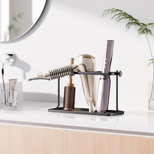 Organizador de Herramientas para Cabello Josmimic - Soporte Adhesivo Montado en Pared para Secadora, Rizador y Plancha - Almacenamiento - imagen 3