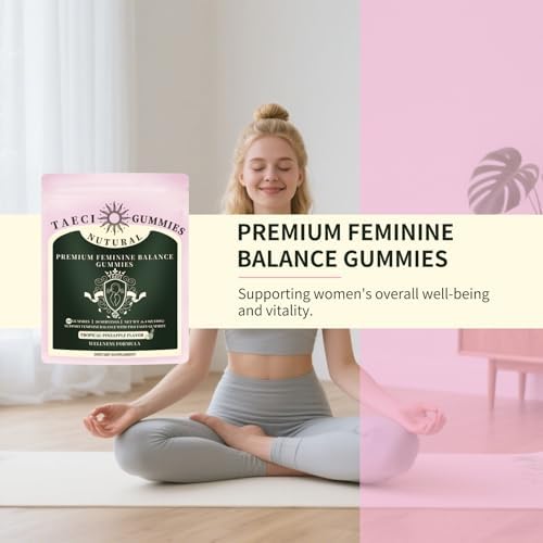 Gomitas Taeci de Piña para el Balance Femenino – Probióticos para la Salud Vaginal y pH, Apoya el Olor y Flora con Vitamina C – Veganas, Sin Gluten – - imagen 4