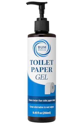 Gel de Papel Higiénico Bum Breeze – Tamaño de 3 Meses – Alternativa Húmeda Segura para el Inodoro – Espuma, Spray o Loción para Limpiar – 8.45oz - imagen 1