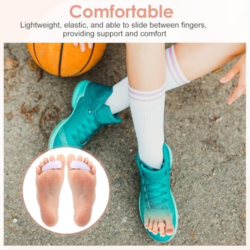 YBEATY 12 Pares de Almohadillas de Gel para Dedos en Martillo, Soporte para Alivio del Dolor en Dedos Cruzados y Curvados para Hombres y Mujeres - imagen 4