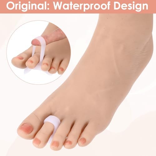 YBEATY 12 Pares de Almohadillas de Gel para Dedos en Martillo, Soporte para Alivio del Dolor en Dedos Cruzados y Curvados para Hombres y Mujeres - imagen 5