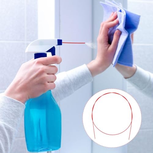Juego de 4 Popotes Flexibles de 51 Pulgadas para Aerosoles, Manguera de Extensión Roja, Tubos de Plástico para Automotriz - imagen 5