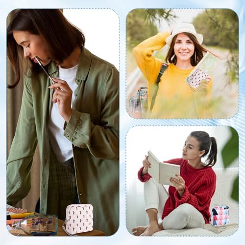 Bolsa de Almacenamiento de Toallas Sanitarias Portátil (Paquete de 4), Mini Bolsa para Período, Accesorio Femenino para Chicas Adolescentes - imagen 6