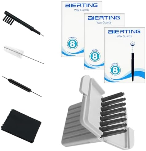 Filtros de Repuesto Wax Guards (1.3mm) para Audífonos Phonak/Unitron/Resound/Beltone/Widex con Cepillo de Limpieza y Estuche - 24 filtros - imagen 1
