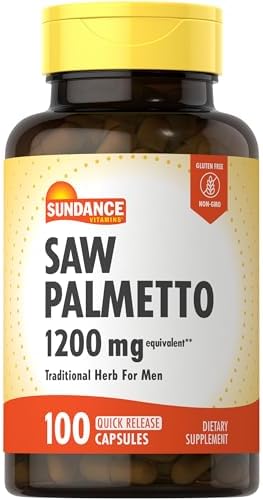 Sundance Saw Palmetto para Hombres | 100 Cápsulas de Liberación Rápida | Suplemento No GMO y Sin Gluten - imagen 1
