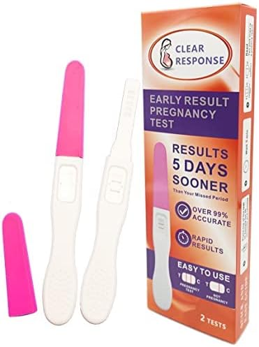 Paquete de 2 Pruebas de Embarazo Falsas que Siempre Dan Positivo - Broma de Prueba de Embarazo, Color Rosa - imagen 1