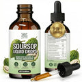 Gotas Líquidas ZonaVitalis de Soursop 9 en 1 con Musgo Marino, Moringa, Cúrcuma, Orégano y Semilla Negra | Bienestar General | Vegano, No GMO | 2 fl - imagen 1