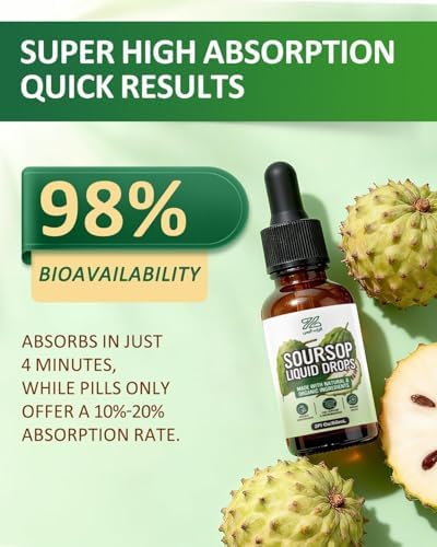 Gotas Líquidas ZonaVitalis de Soursop 9 en 1 con Musgo Marino, Moringa, Cúrcuma, Orégano y Semilla Negra | Bienestar General | Vegano, No GMO | 2 fl - imagen 2