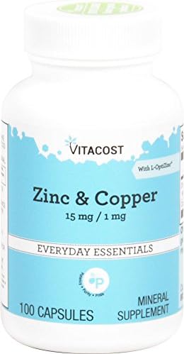 Vitacost Everyday, Zinc y Cobre, 100 Cápsulas - imagen 1