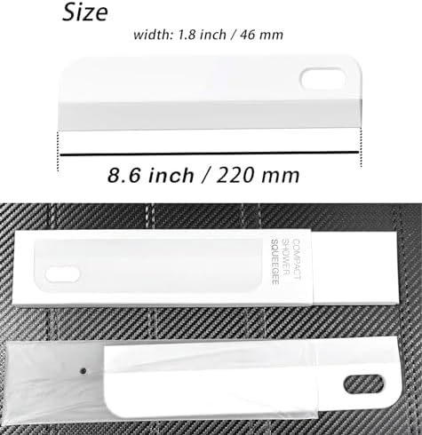 Mini Limpiador de Ventanas de Goma Suave - Raspador para Cristales, Puertas de Ducha, Espejos, Baño, Encimeras de Cocina y Parabrisas de Auto - imagen 2