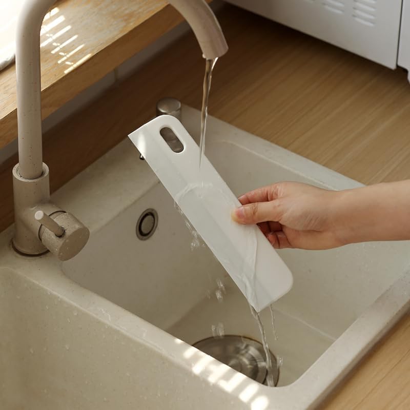 Mini Limpiador de Ventanas de Goma Suave - Raspador para Cristales, Puertas de Ducha, Espejos, Baño, Encimeras de Cocina y Parabrisas de Auto - imagen 5