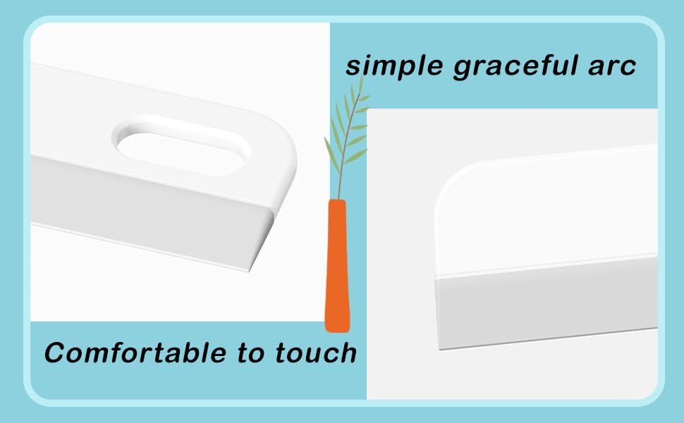 Mini Limpiador de Ventanas de Goma Suave - Raspador para Cristales, Puertas de Ducha, Espejos, Baño, Encimeras de Cocina y Parabrisas de Auto - imagen 7
