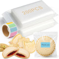 Bolsas de Almacenamiento Palksky para Sándwiches Sin Corteza, 200 Piezas de Contenedores para Congelador con 500 Etiquetas, Suministros para Lunch - imagen 1