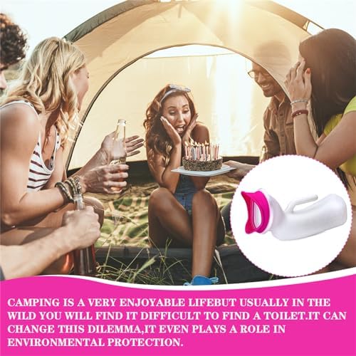 Orinal portátil unisex de 1000ml para mujeres y hombres, dispositivo de orina para viajes, camping y emergencias, ideal para ancianos e incontinencia. - imagen 6
