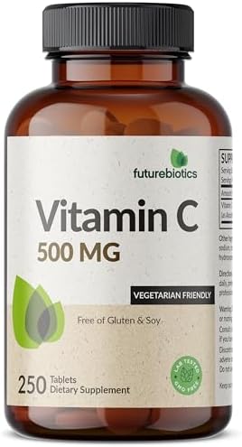 Futurebiotics Vitamina C 500mg No Transgénica, 250 Tabletas - imagen 5