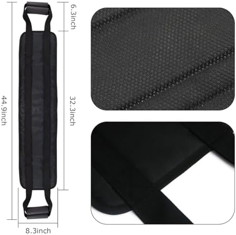 Sling de Transferencia para Enfermería, Ayuda de Elevación Segura para Personas Mayores, Cinturón de Movilidad de 31 Pulgadas para Pacientes con - imagen 2