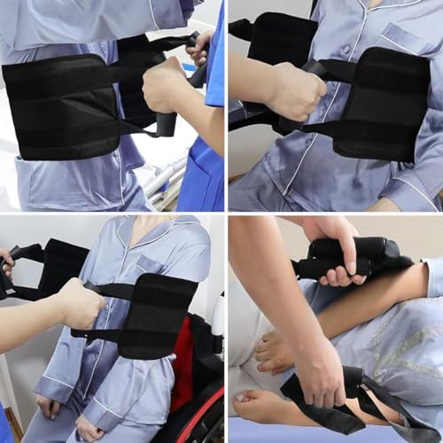 Sling de Transferencia para Enfermería, Ayuda de Elevación Segura para Personas Mayores, Cinturón de Movilidad de 31 Pulgadas para Pacientes con - imagen 6