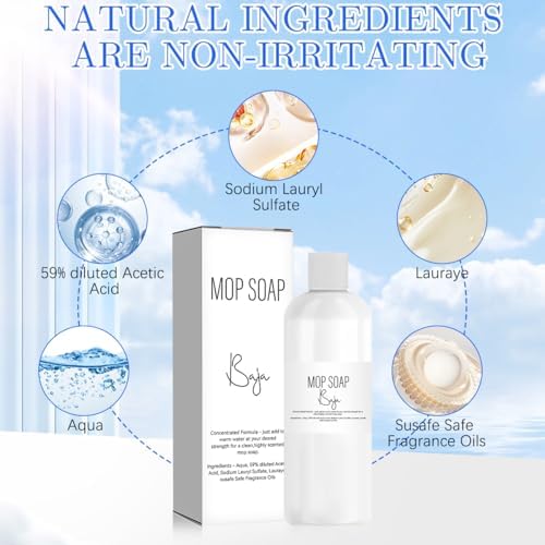 Jabón para Trapeador Compensai para Limpieza de Pisos, Jabones Aromatizados R y W, Mavwicks, Suministros de Limpieza Multisuperficie para Baño y - imagen 3