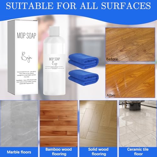 Jabón para Trapeador Compensai para Limpieza de Pisos, Jabones Aromatizados R y W, Mavwicks, Suministros de Limpieza Multisuperficie para Baño y - imagen 4