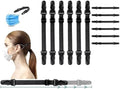 Soporte para Mascarillas 12 Piezas, Extensor de Mascarilla, Protector de Oídos, Correas Ajustables para la Parte Posterior de la Cabeza - imagen 1