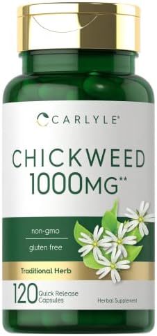 Suplemento de Chickweed Carlyle | 120 Cápsulas | Sin OGM y Libre de Gluten - imagen 1
