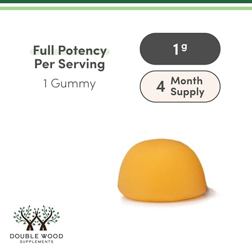 Gomitas de Creatina Monohidratada - 1g por Porción, 120 Unidades - Sin Rellenos, Veganas, No Transgénicas, Sin Gluten de Double Wood - imagen 3