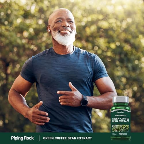 Extracto de Grano de Café Verde Piping Rock | 90 Cápsulas | Suplemento Dietético | Sin OGM, Libre de Gluten - imagen 6