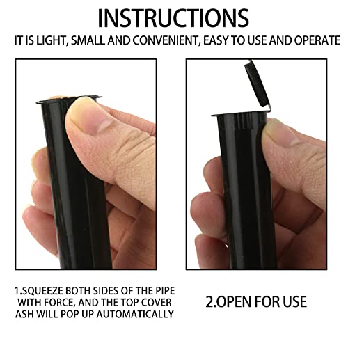 TORMEN Tubos de 116mm, Contenedor Plástico Impermeable y Hermético, Botellas de Squeeze con Tapas (Negro, 6 Piezas) - imagen 3