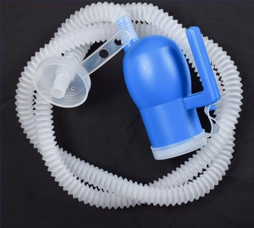 Tubo de Repuesto de Plástico Corrugado Claro Apoesar de 1.6M/63 pulgadas para Sistema de Orinal Masculino - imagen 1