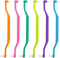 Ceonam Set de 6 Cepillos de Dientes 2 en 1 con Cabezas para Interdentales y Muelas, Cepillos Suaves para Cuidado Oral Completo y Brackets - imagen 1