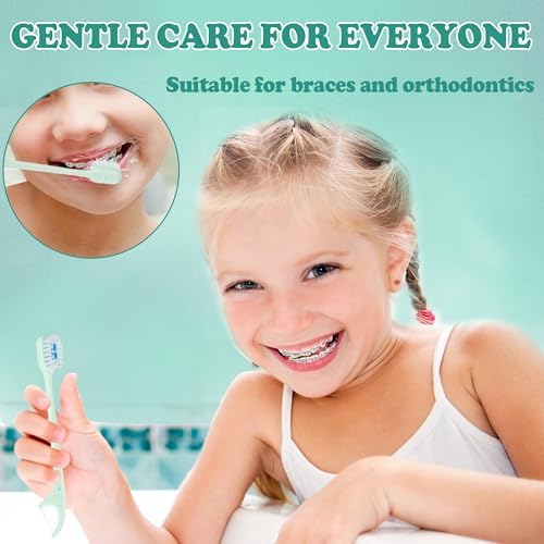 Set de Cepillos de Dientes de Viaje Lakeyface 5 en 1, Mini Cepillos Desechables con Pasta Dental + Raspadores de Lengua + Hilo Dental + Palas, - imagen 7